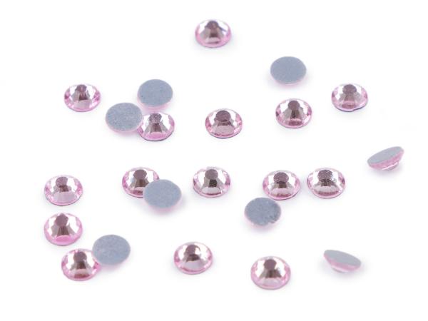 Hot Fix Strass-Steine Rosa Ø 4-5mm